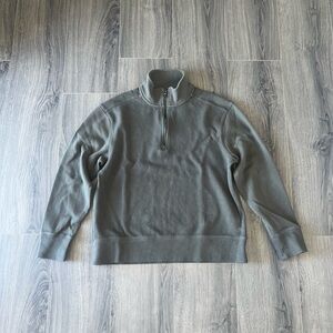 Banana Republic Quarter Zip Men's Medium Olive Green